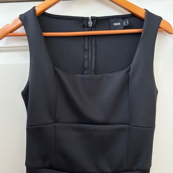 Black ASOS Bridesmaid Dress - Size 6 - Picture 2 of 5